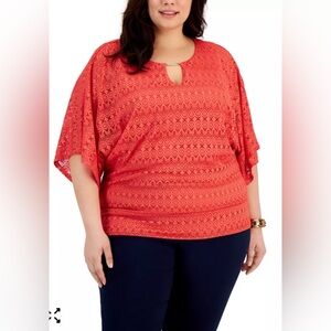 NWT JM Collection Plus Size Poncho Top XXL